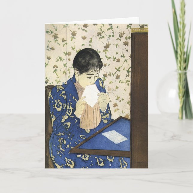 Cartão A Carta de Cassatt (Frente)