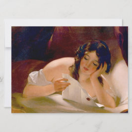 Cartão A Carta do Amor (por Thomas Sully)