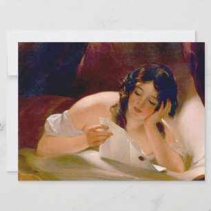Cartão A Carta do Amor (por Thomas Sully)