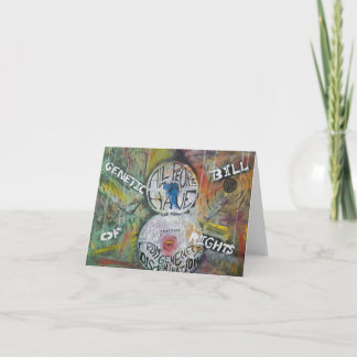 Cartão A Carta Genética dos Direitos de Pintura #8