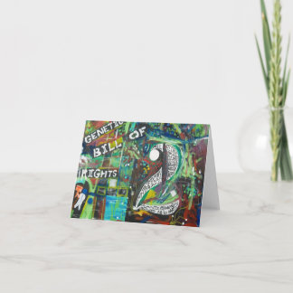 Cartão A Carta Genética dos Direitos de Pintura nº 2