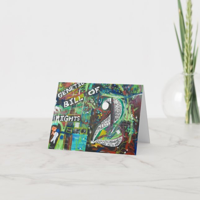Cartão A Carta Genética dos Direitos de Pintura nº 2 (Frente)