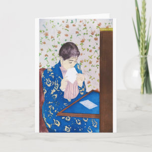 Cartão A Carta, Mary Cassatt