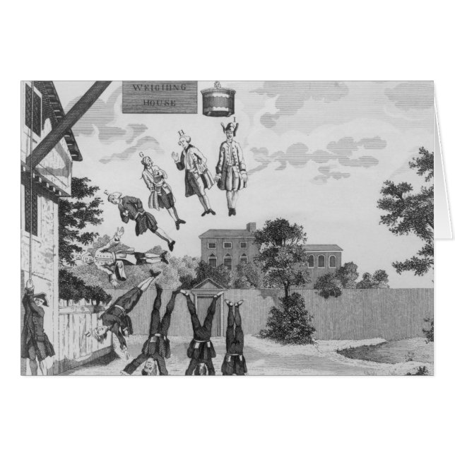 Cartão A casa de peso (Frente Horizontal)