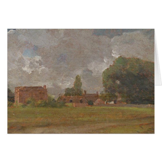 Cartão A casa do polícia de John Constable | Golding, B (Frente Horizontal)