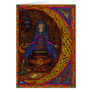 Cartão A caverna de Cerridwen