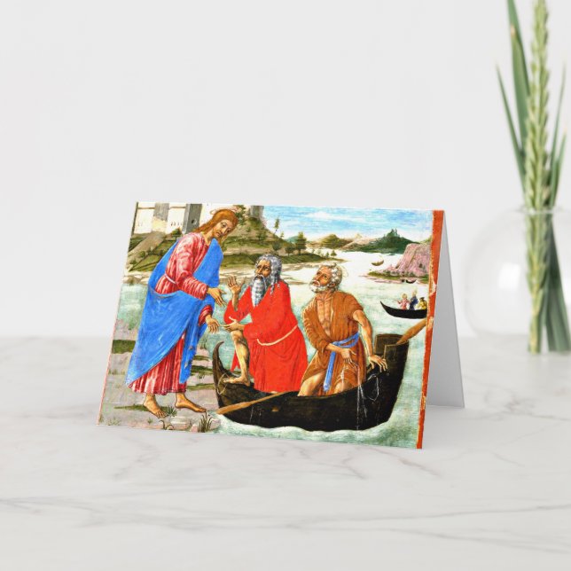 Cartão A chamada dos Santos Peter e Andrew (Frente)