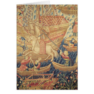Cartão A chegada de Vasco de Gama em Calicut