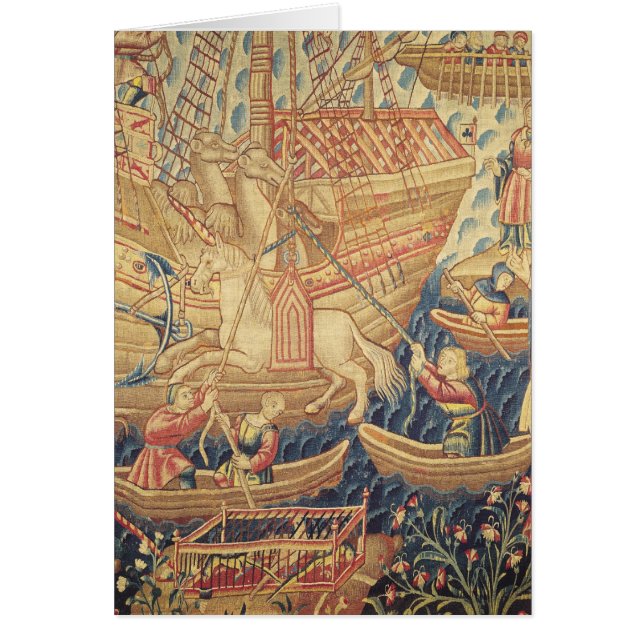 Cartão A chegada de Vasco de Gama em Calicut (Frente)