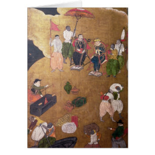 Cartão A chegada do português em Japão