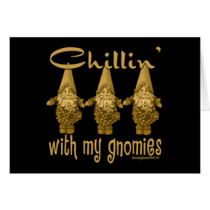 Cartão A chorar com os meus Gnomos!