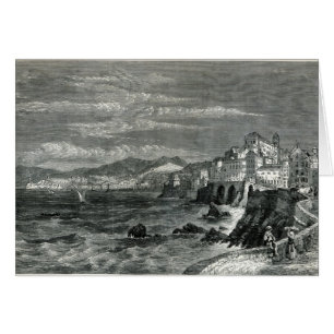 Cartão A cidade de Genoa