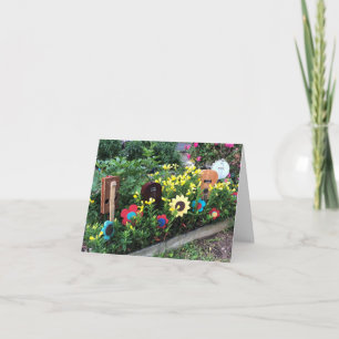 Cartão A Colorful Garden of Ukulele