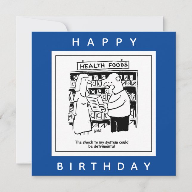 Cartão A Comida de integridade pode ser um choque para a  (Frente)