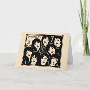 Cartão A Compaixão Passa No Cartão_Saudação