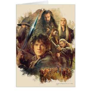 Cartão A Companhia e os Elfos da Mirkwood