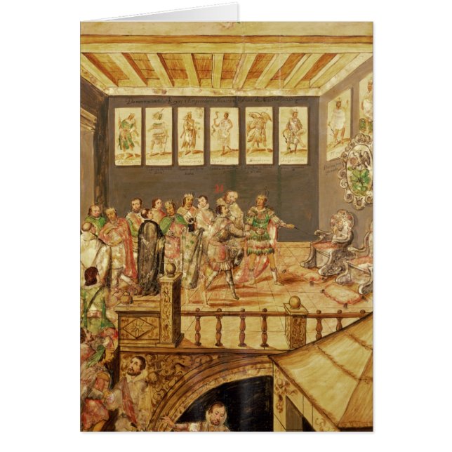 Cartão A conquista de México (Frente)