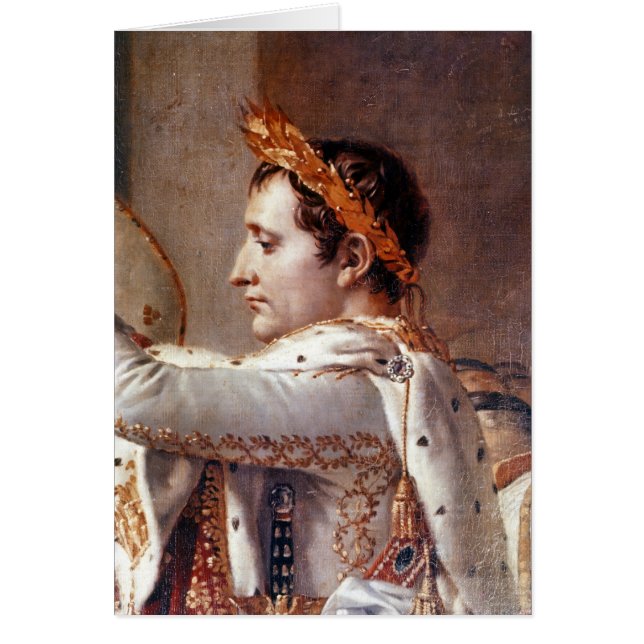 Cartão A consagração do imperador Napoleon 2 (Frente)