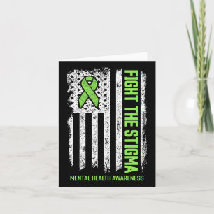 Cartão A Consciência Da Saúde Mental Combater O Stigma Me