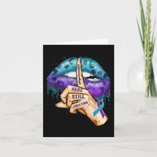 Cartão A Consciência Sobre A Prevenção Do Suicídio Ainda