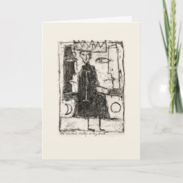 Cartão A conversa constante em minha mente