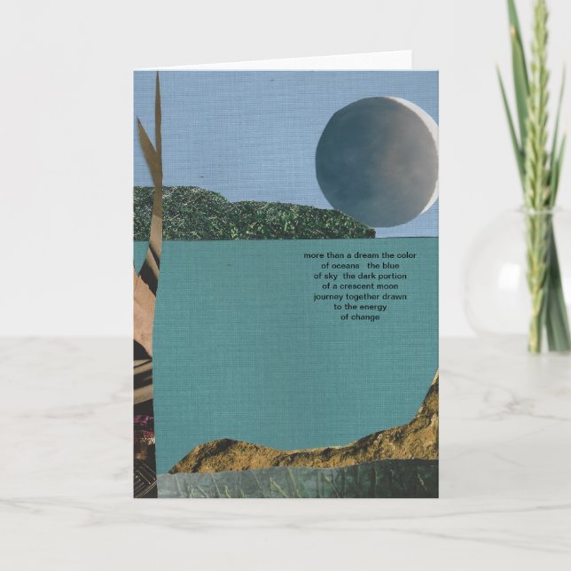 Cartão A cor dos oceanos (Frente)