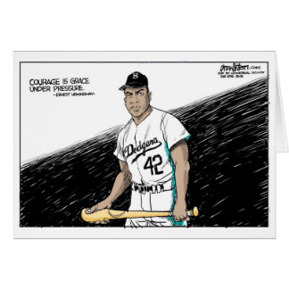 Cartão A coragem é benevolência sob a pressão