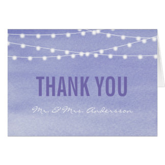 Cartão A corda da aguarela ilumina o casamento