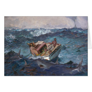 Cartão A Corrente do Golfo 1899 W Homer