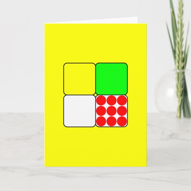 Cartão A Corrida de Bicicleta Jerseys 3 Amarelo (Frente)