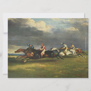 Cartão A Corrida do Cavalo de Epsom Derby