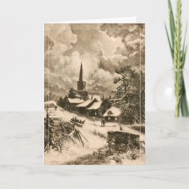 Cartão A Corrida do Sleigh