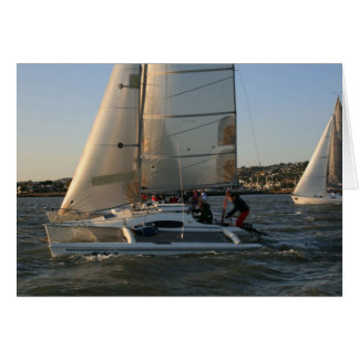 Cartão A corrida está ligada...