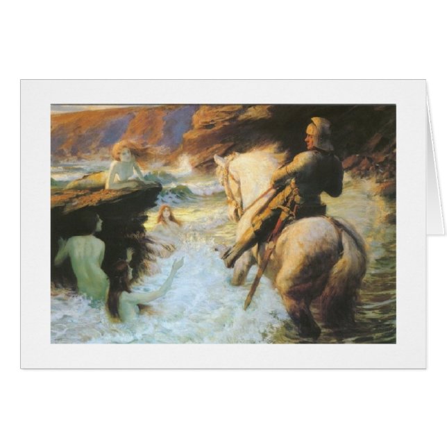 Cartão A costa Enchanted (Frente Horizontal)