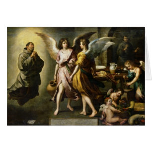 Cartão A cozinha dos anjos, 1646