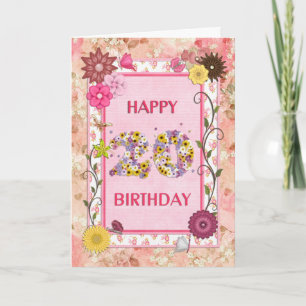 Cartão A craft look 20th birthday card