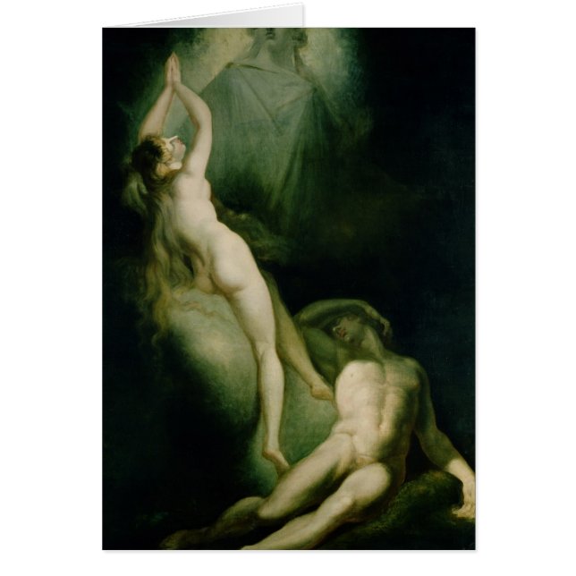 Cartão A criação da véspera, 1791-93 (Frente)