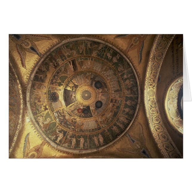 Cartão A criação do mundo, da cúpula da génese (Frente Horizontal)