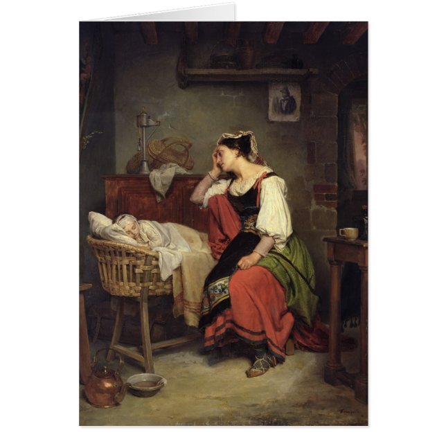 Cartão A criança doente (Frente)