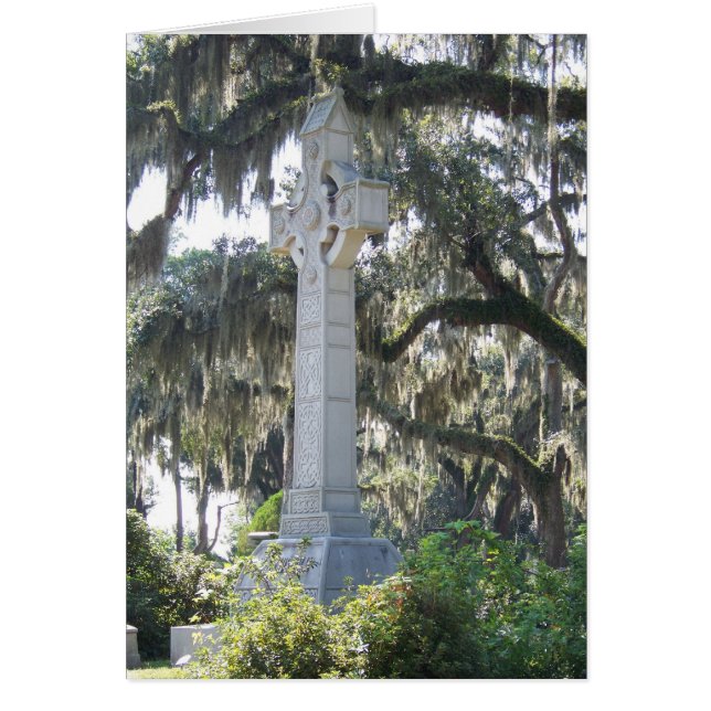 Cartão A Cruz Celta de Savannah (Frente)