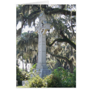 Cartão A cruz celta do savana