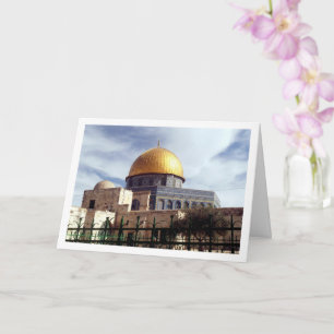 Cartão A Cúpula da Rocha, Jerusalém, Israel
