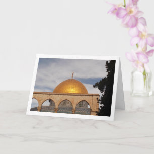 Cartão A Cúpula da Rocha, Monte do Templo, Jerusalém