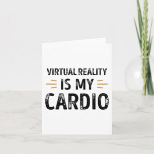 Cartão A curiosa realidade virtual é o meu Cardio - vr Gi