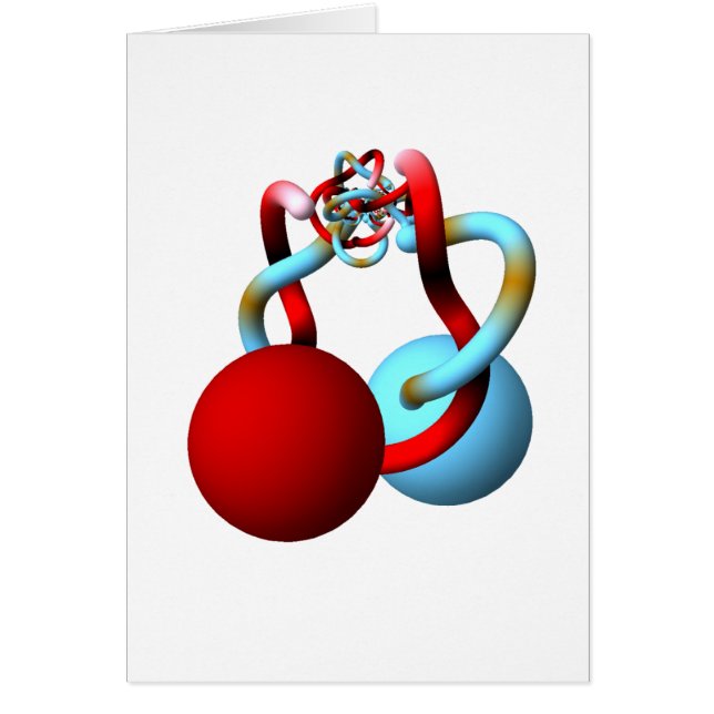 Cartão A dança de acoplamento das esferas Horned de (Frente)