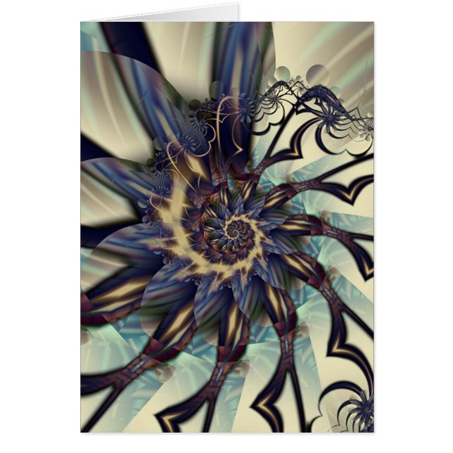 Cartão A dança empluma-se II (Frente)