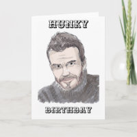 A David Beckham inspired birthday card