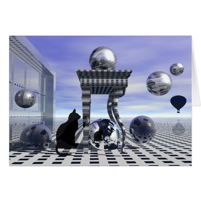 Cartão A décima vida de um gato (Frente Horizontal)