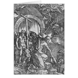 Cartão A descida do cristo no limbo