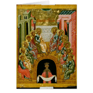 Cartão A descida do Espírito Santo